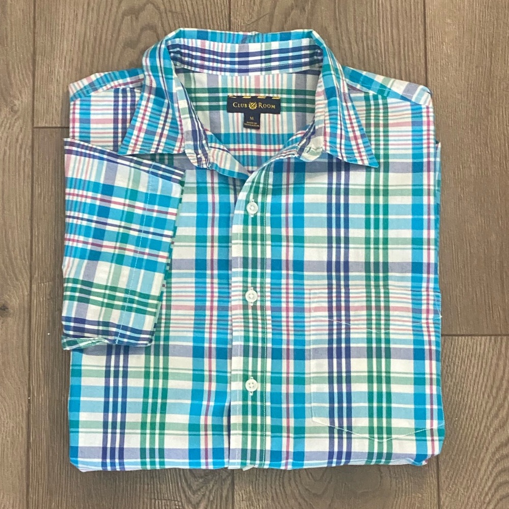 Club Room Short Sleeve Men’s Button Up